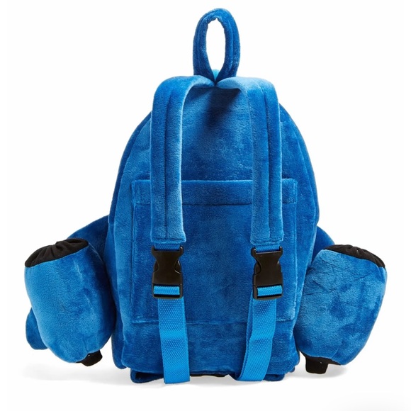 Popatu Blue Airplane Jet Rolling Backpack - Picture 3 of 15